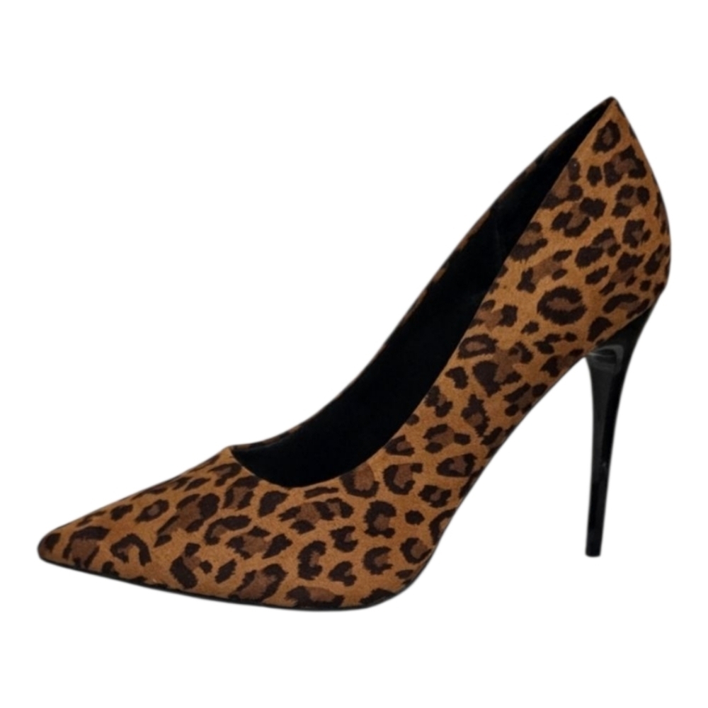 Tomato Animal Print Pointed Toe Stiletto Heels Women's Pumps  Size 8.5